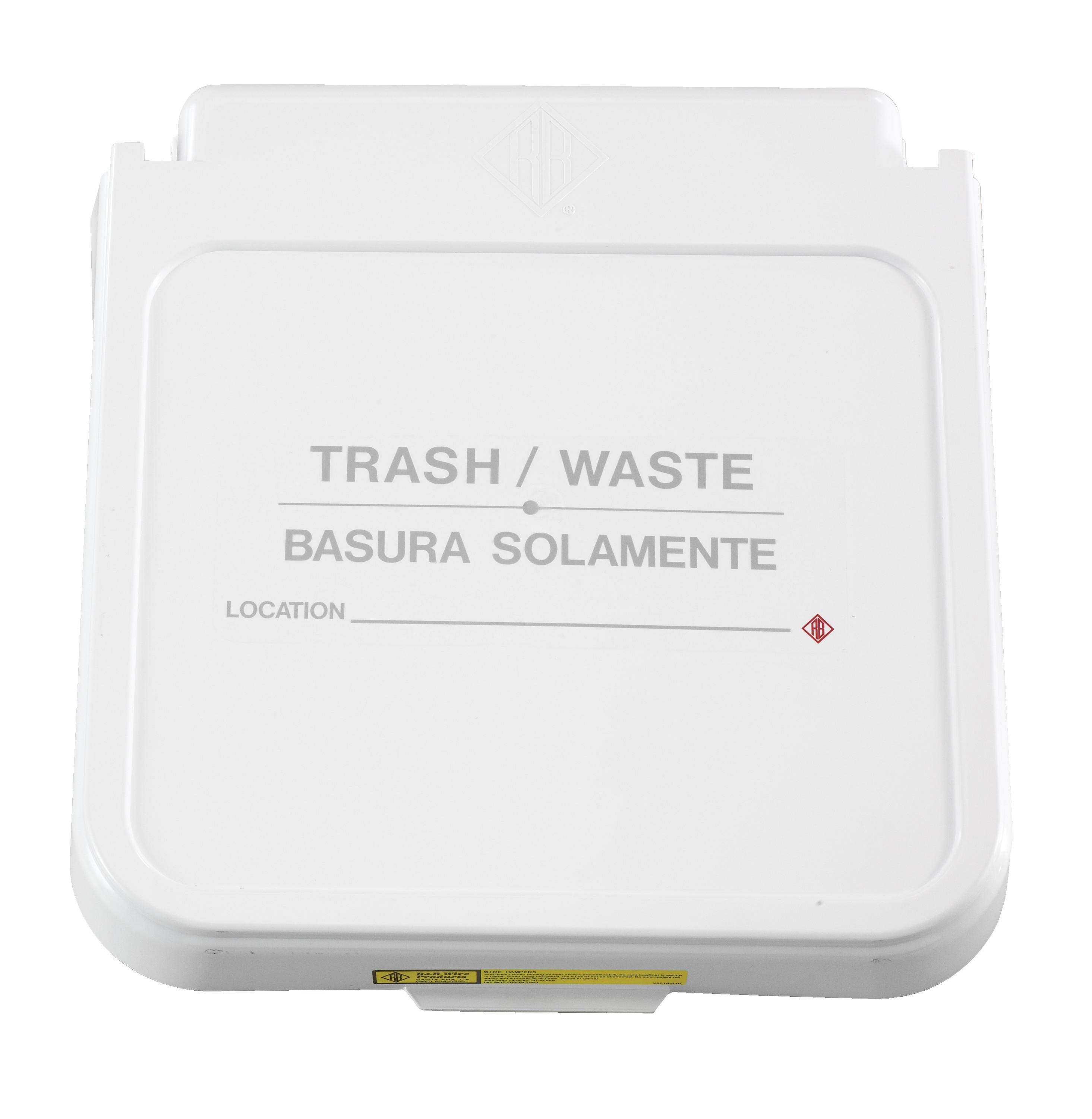R&B Wire™ Hamper Lid Label, 