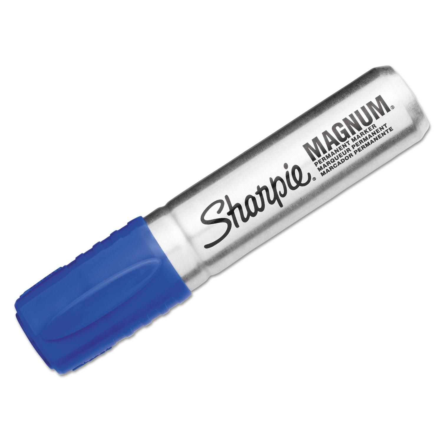 Sharpie® Magnum Oversized Permanent Marker, Chisel Tip, Blue