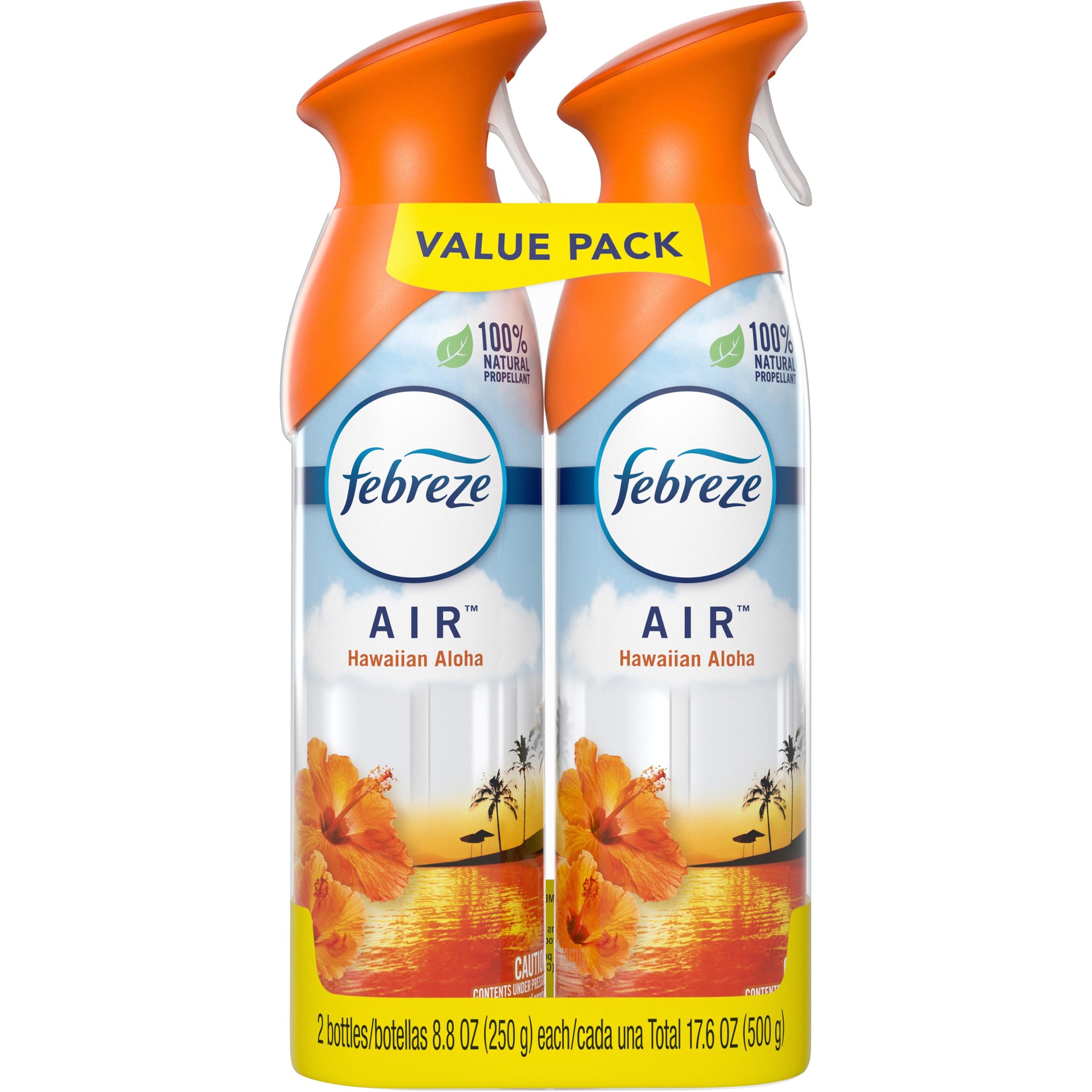 Febreze Hawaiian Air Spray Pack, 8.8oz (Pack of 2)