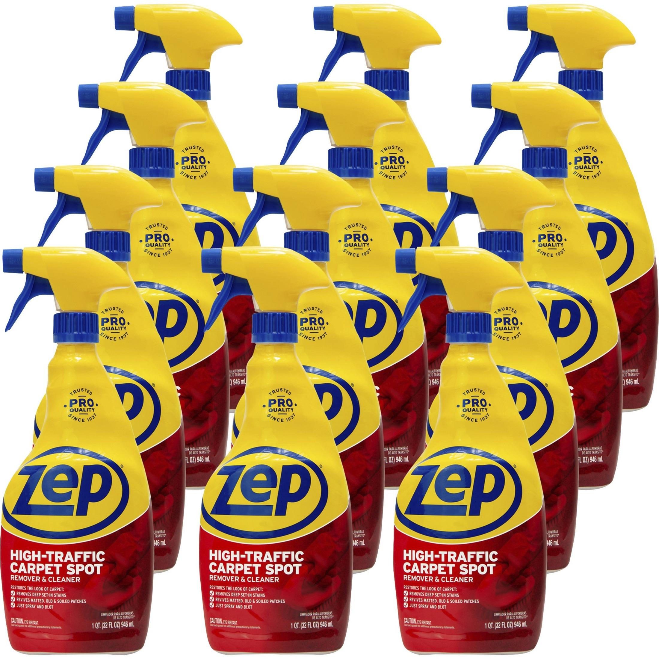 Zep High-Traffic Carpet Cleaner, 32oz (Pack of 12)