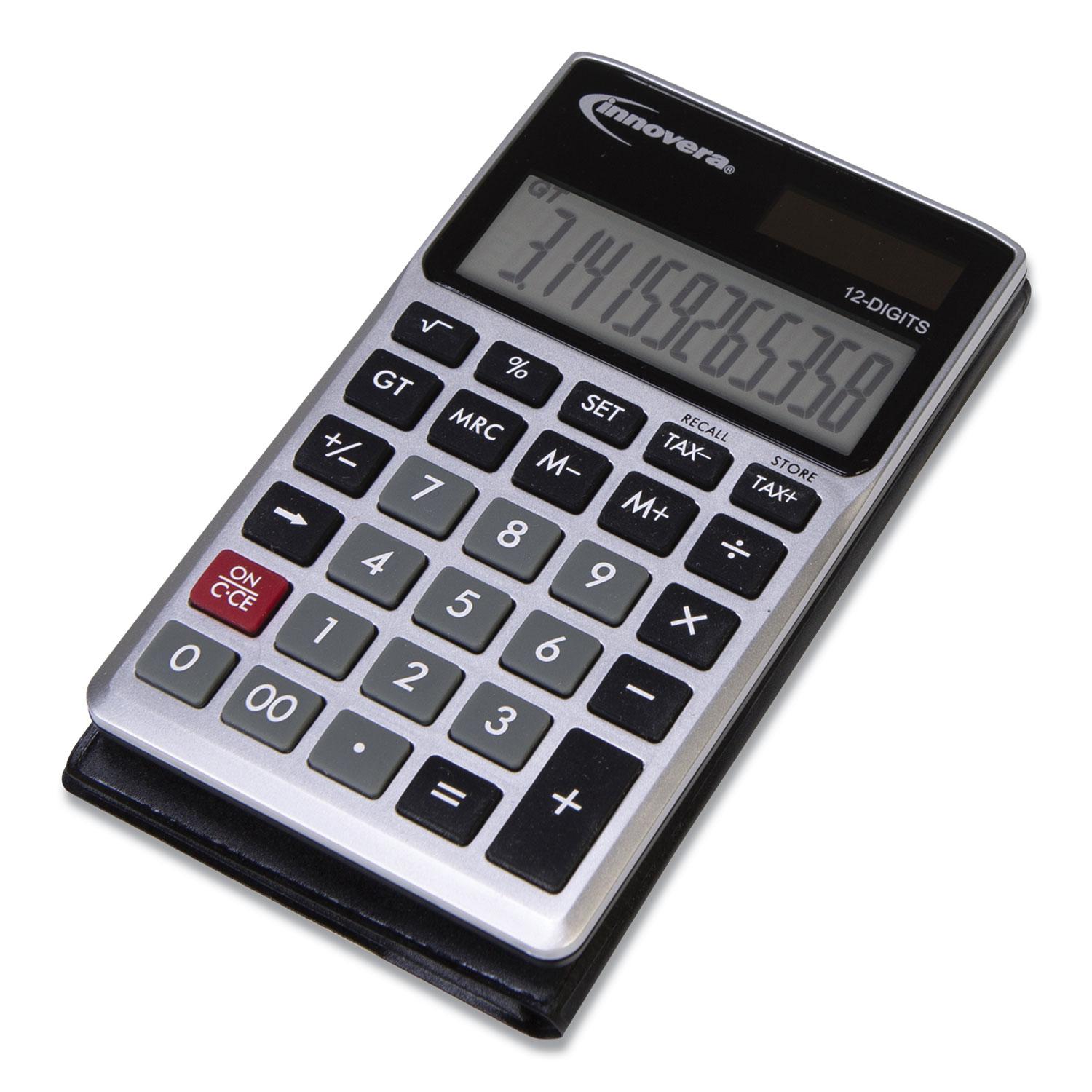 Innovera® Handheld Calculator, 12-Digit LCD