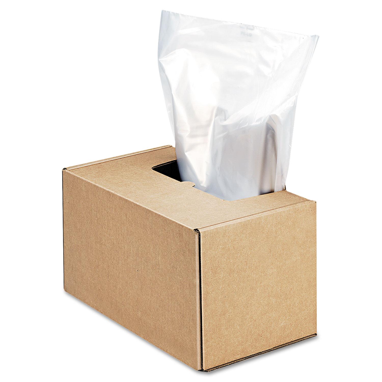 Fellowes® Shredder Waste Bags, 50 gal Capacity, 50/Carton