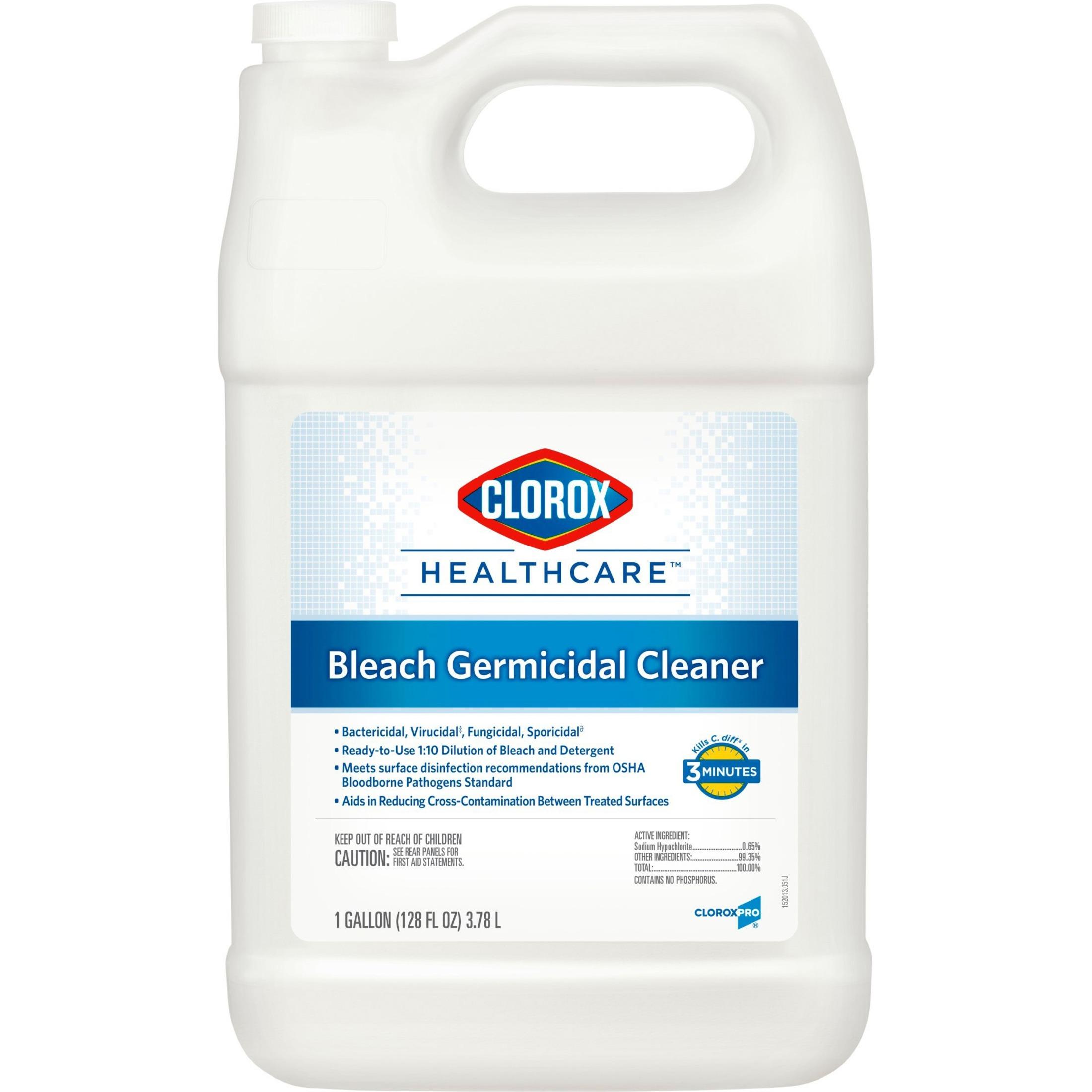 Clorox Healthcare Bleach Germicidal Cleaner, 128oz