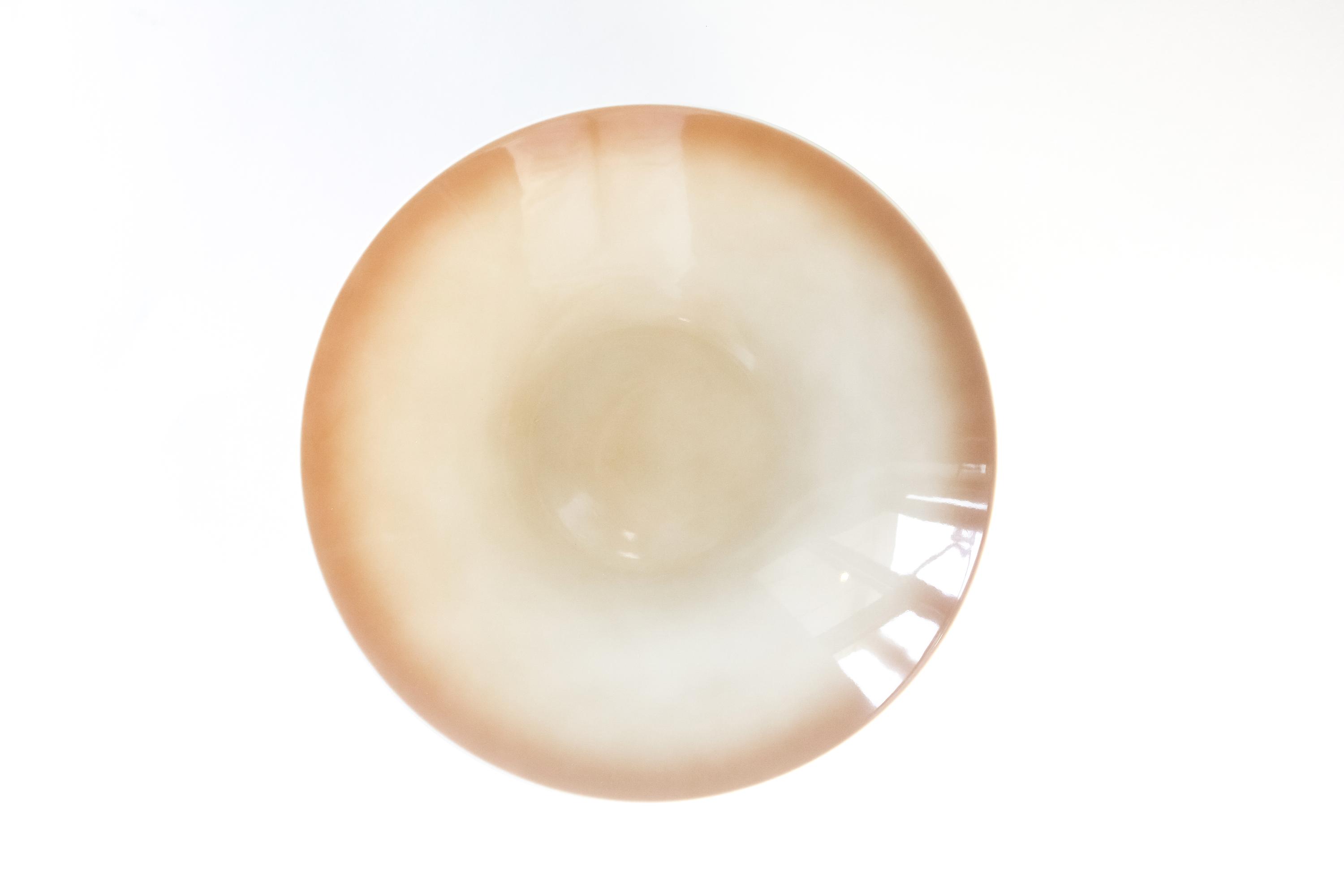 12.0" deep plate round Coupe Nuance Burlywood Deco
