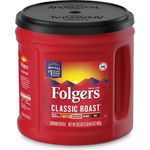 Folgers® Coffee, Classic Roast, Ground, 30.5 oz Canister, 6/Carton