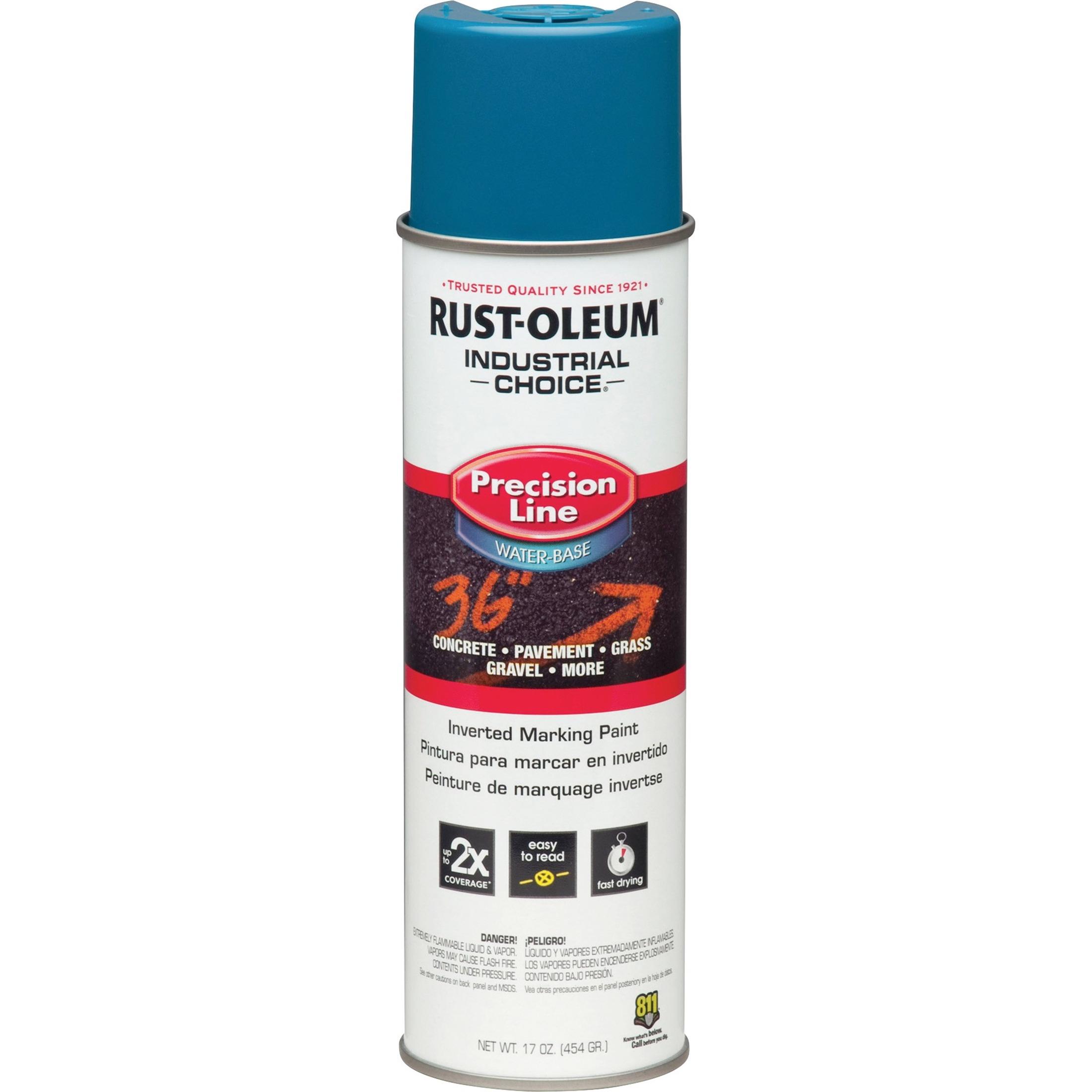 Rust-Oleum Industrial Choice Precision Line Marking Paint, Blue. 17oz
