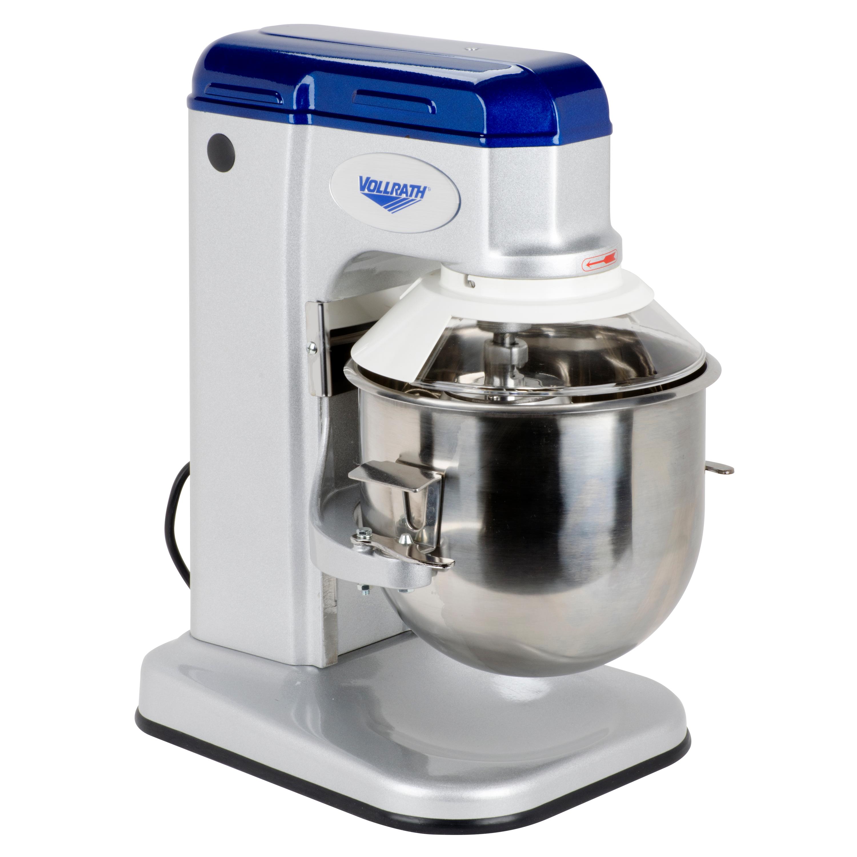VOLLRATH 10QT COUNTERTOP MIXER, 110- to 120-volt countertop mixer with safety guard