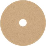 3M Floor Pad, 20", Ultra High-Speed Burnishing, 3400, Tan