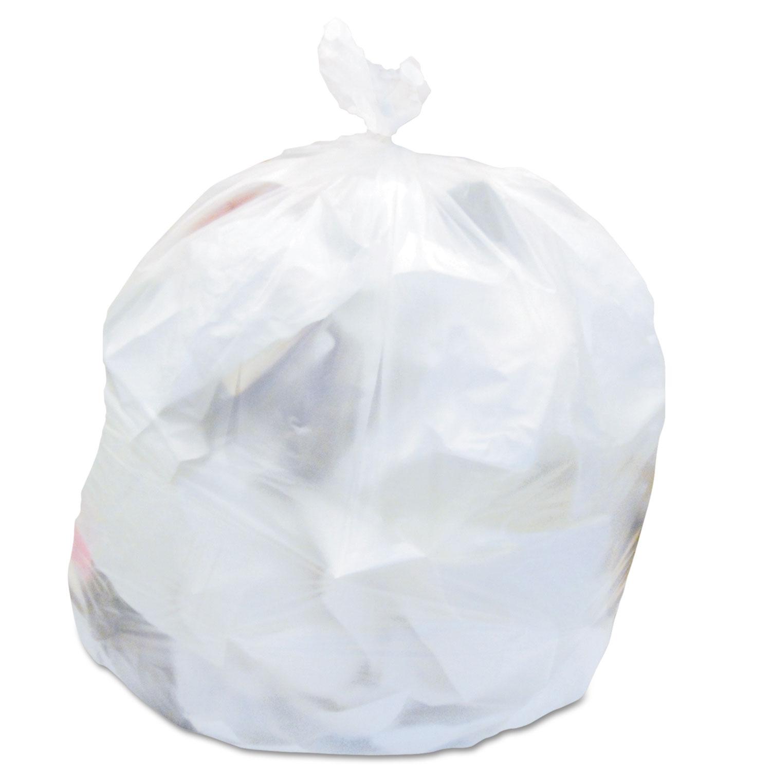 Heritage High-Density Waste Can Liners, 16 gal, 6 microns, 24" x 31", Natural, 1,000/Carton