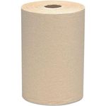 Hard Roll Towels, 2" Core, 8 x 800 ft, Brown
