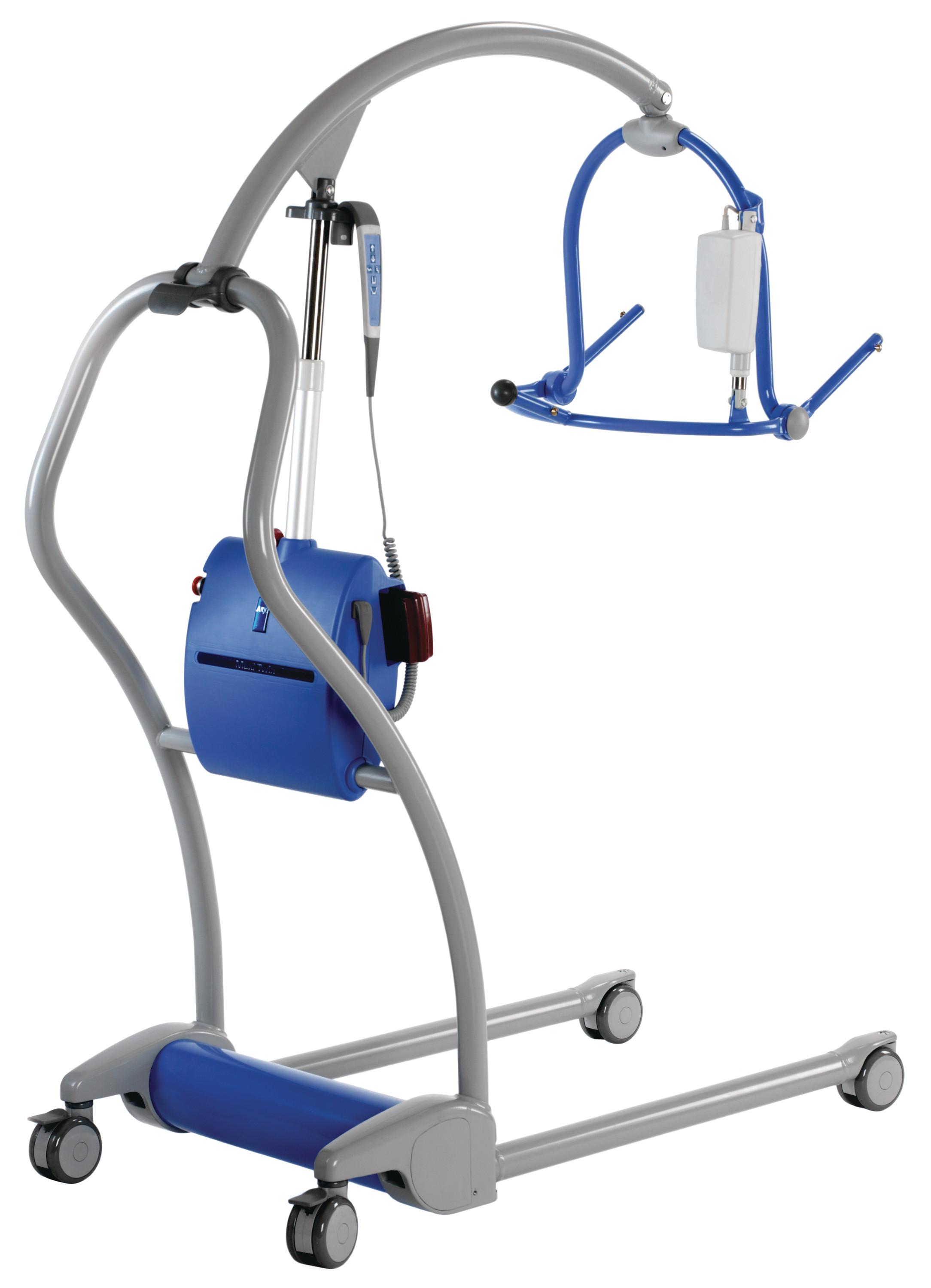 Maxi Twin Floor Lift with 4-Point Large Loop Spreader Bar