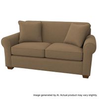 Quick-Ship Gainesville Loveseat with Preferred Seat Deck in Vinyl Fabric
