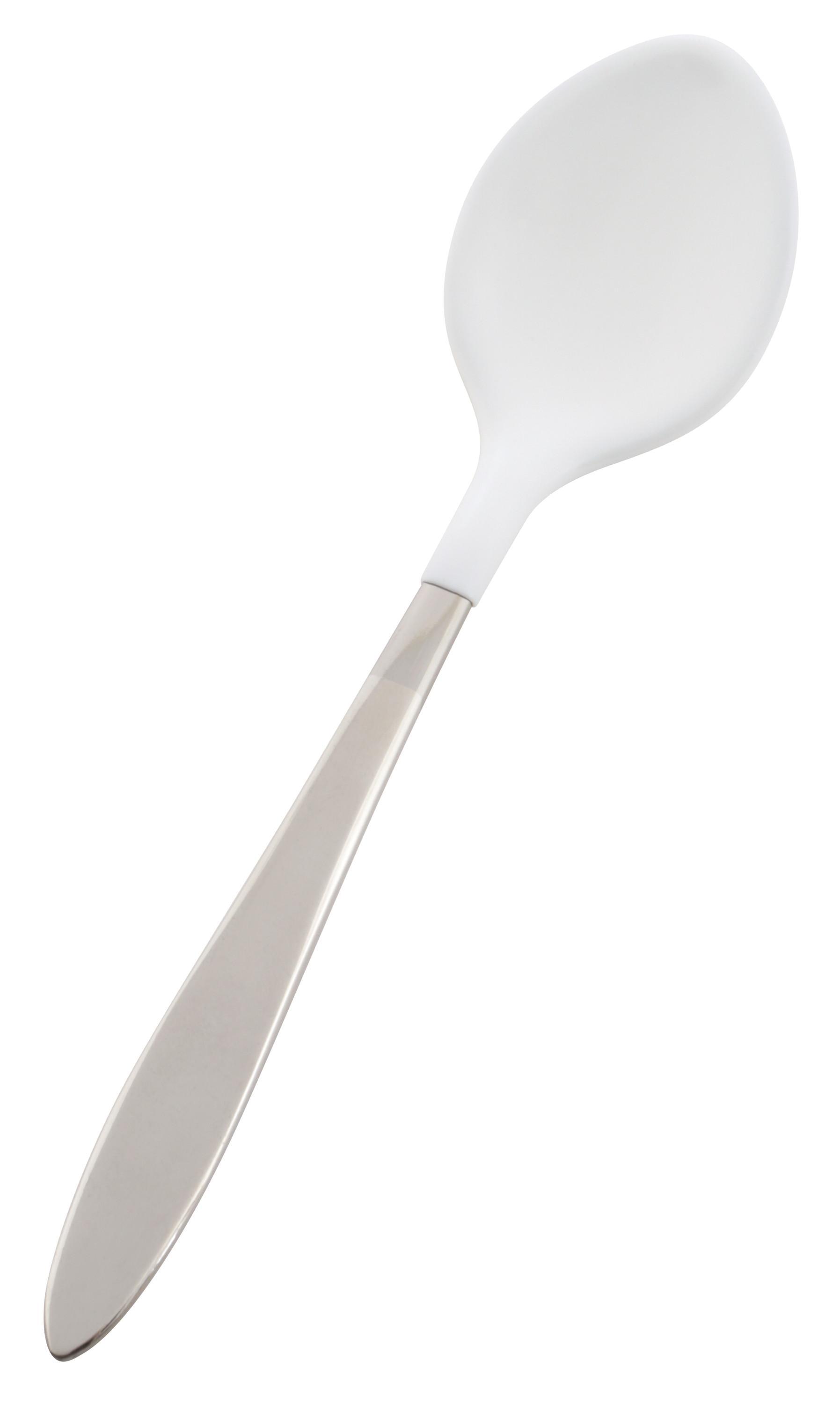 Direct Supply® Plastisol Coated Long Teaspoon - Color: White (H9928)