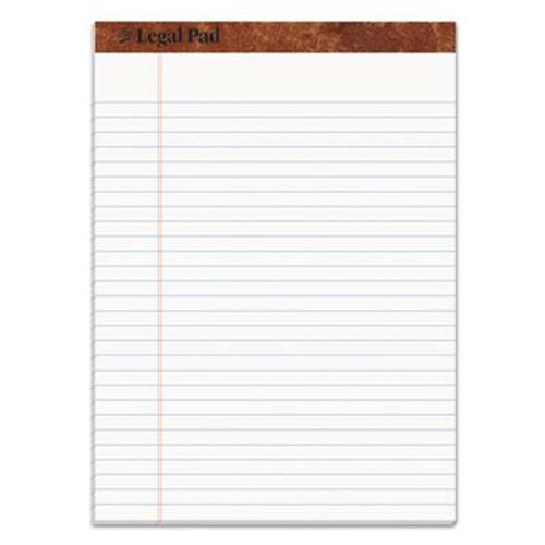 The Legal Pad Ruled Pads Legal Wide 8 1 2 X 11 3 4 White 50 Sheets L2218 Direct Supply
