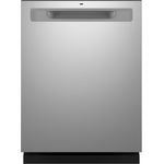 GE® Top Control with Plastic Interior Dishwasher with Sanitize Cycle & Dry Boost, Fingerprint-Resistant Stainless Steel