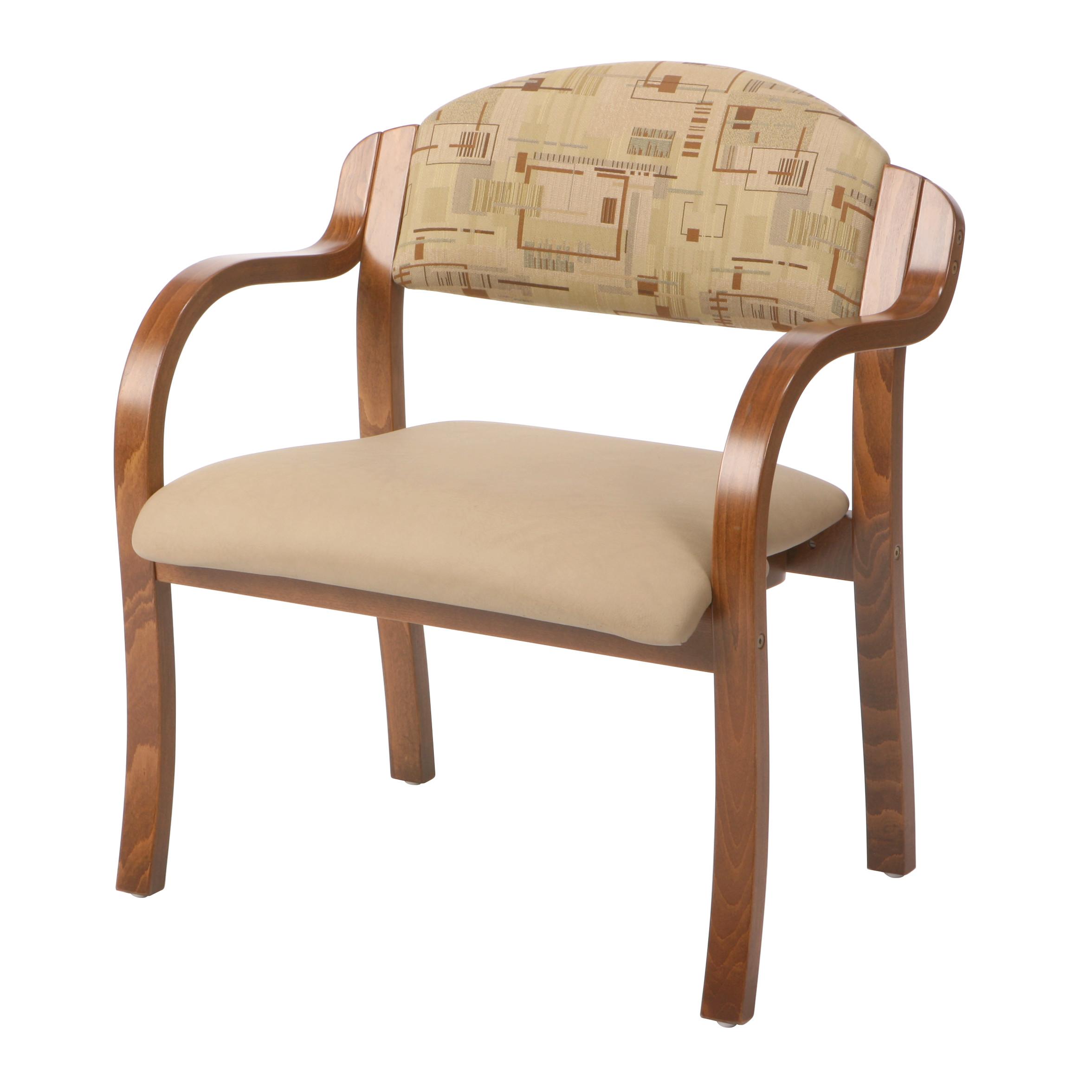 England Bariatric Armchair, Quick-Ship, Frame Finish: Corduroy Back Fabric: Valet Butter Pecan, Seat Fabric: Clutch Tortoise