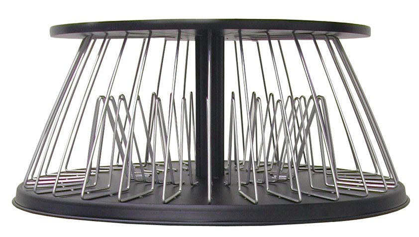 Chart Carousel Table Top - Double Tier - 60 Binder Capacity (4KF62 ...