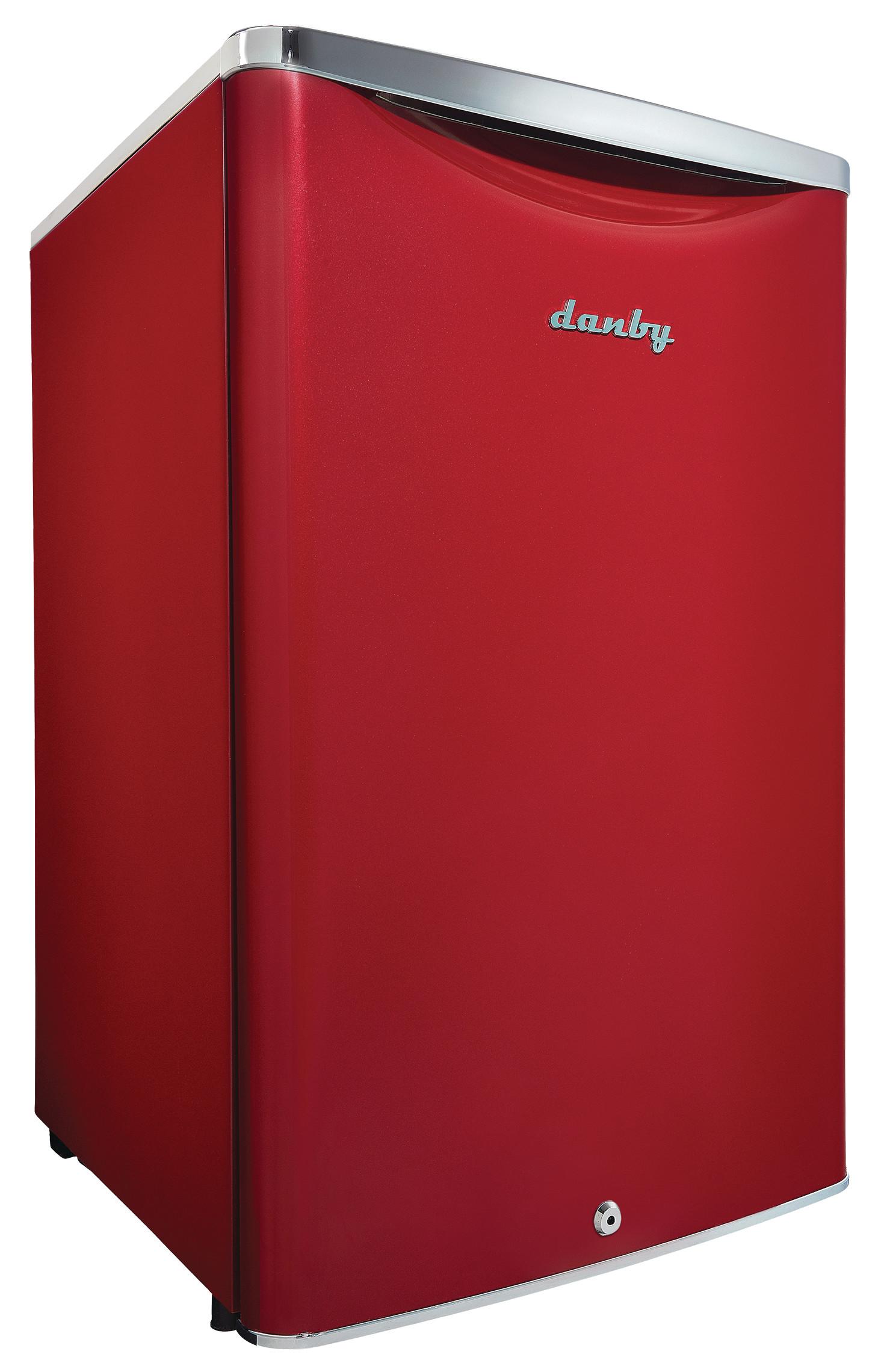 Danby® 4.4 Cu. Ft. Contemporary Classic Compact Refrigerator, Auto Defrost, Lock, Energy Star, Red
