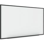 Interactive Magnetic Dry Erase Board, 90 x 52 7/10 x 4 1/5, White/Black Frame