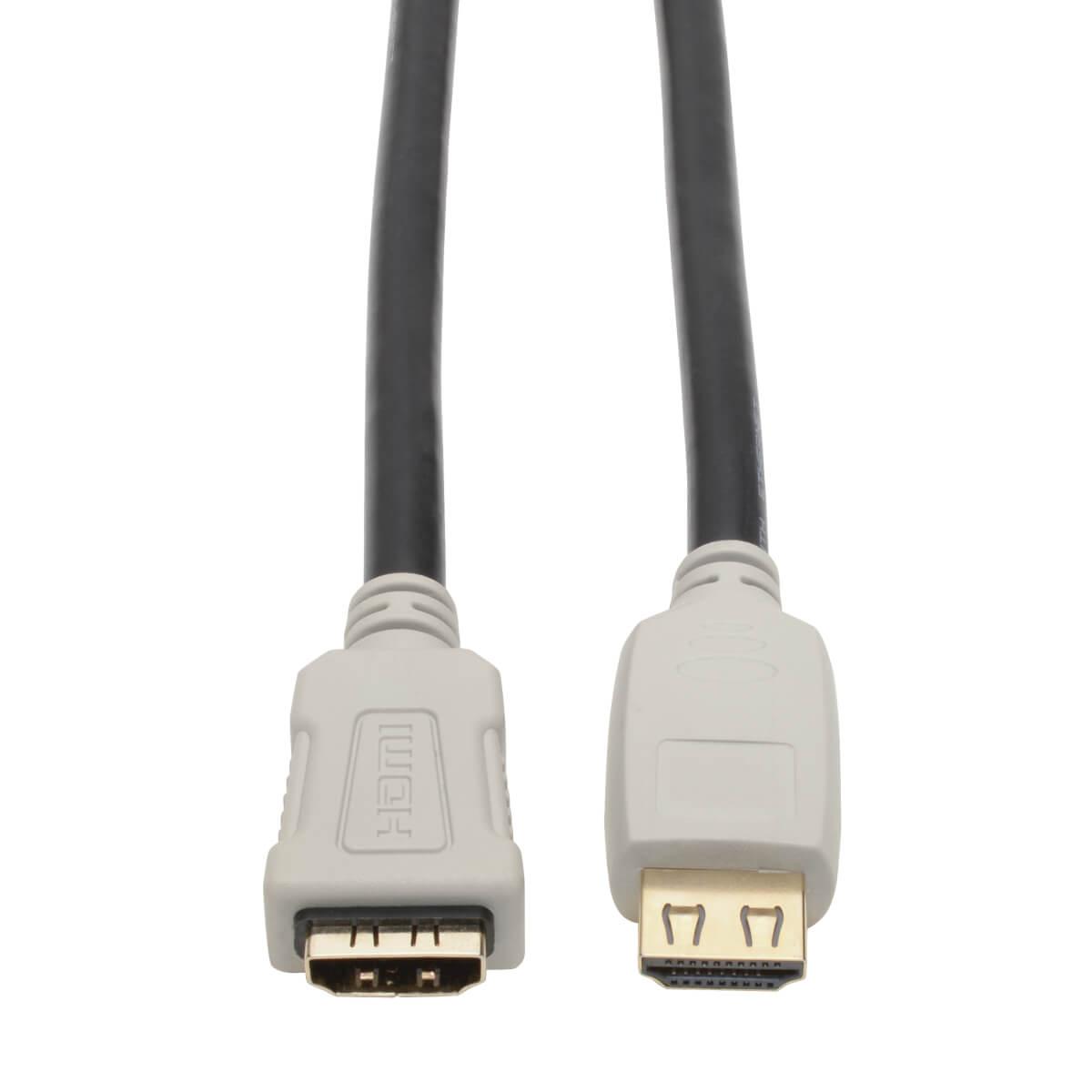 High-Speed HDMI Extension Cable (M/F) - 4K 60 Hz, HDR, 4:4:4, Gripping Connector, 6 ft.