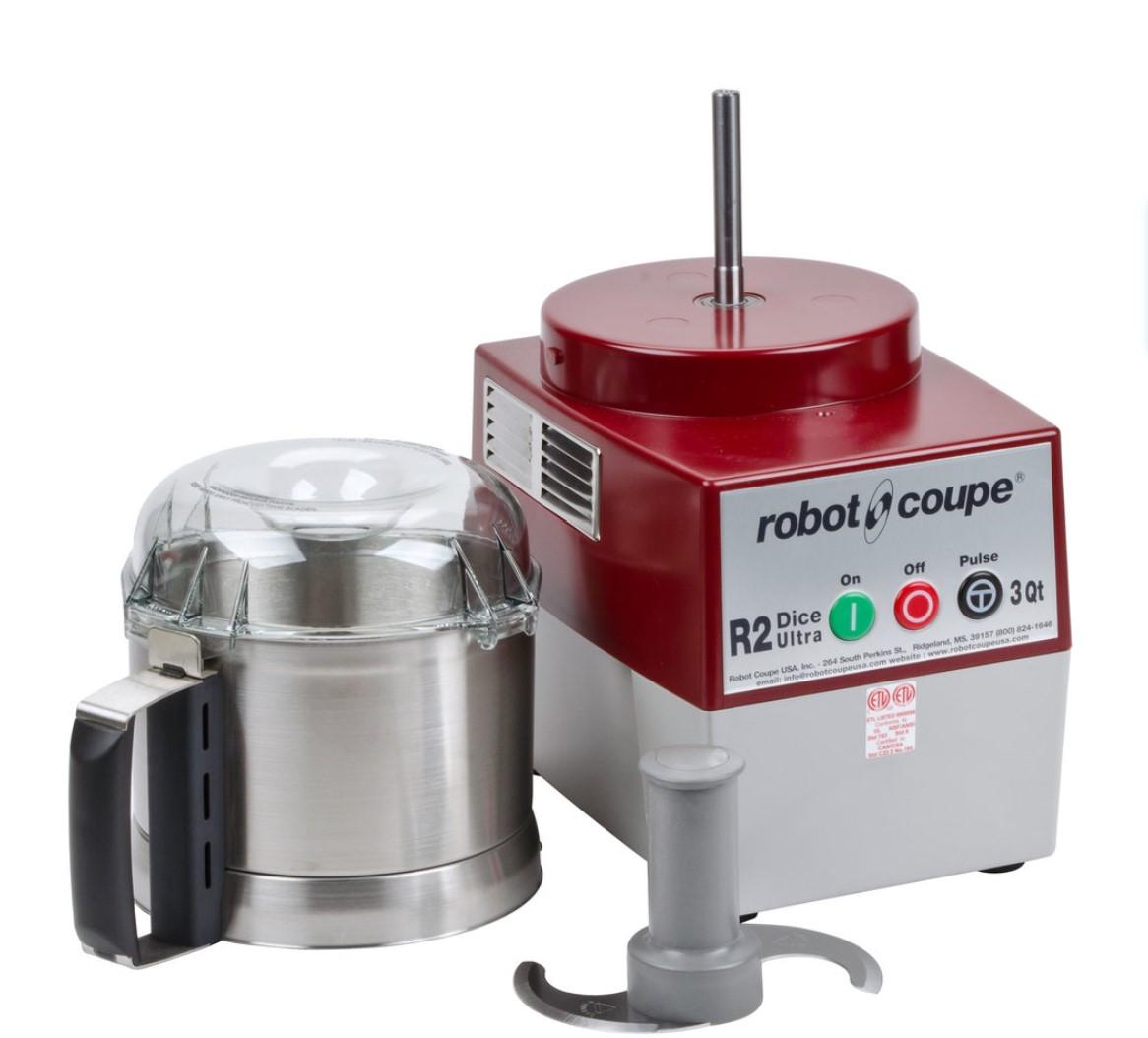 Robot Coupe Combination Food Processor, 3L Stainless Steel Bowl, Vegetable Prep Attachment, 1725 rpm, 2HP, 120V, 1ph
