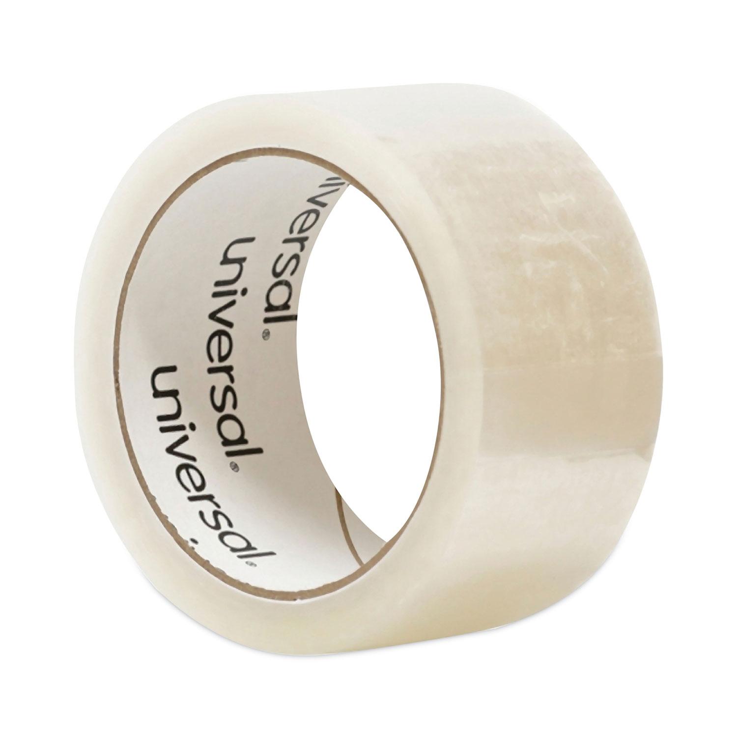 Universal® General Purpose Box Sealing Tape, 48mm x 50m, 3" Core, Clear