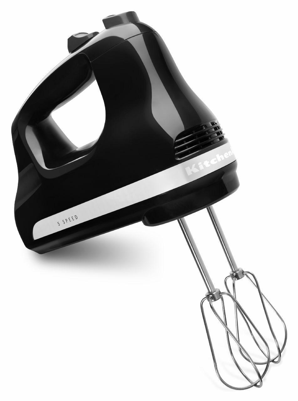 KitchenAid® 5 Speed Slide Control Ultra Power Hand Mixer - Appliance Color: Onyx Black