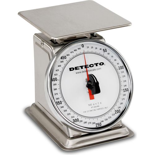 Top Loading Rotating Dial Scale - Enamel Finish - 5.75 x 5.75 Platform -  1000 Gram Capacity