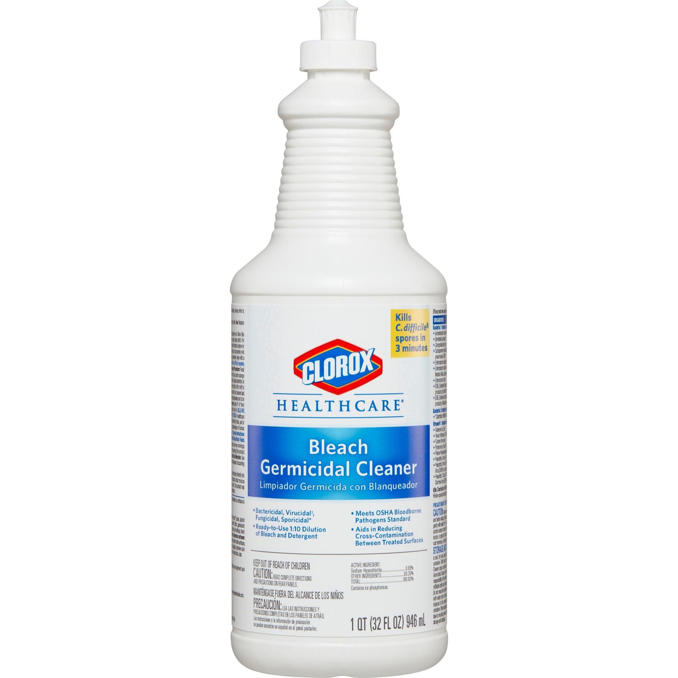 Clorox Healthcare Pull-Top Bleach Germicidal Cleaner, 32oz