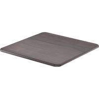 Thermolaminate Tabletop with Half Bullnose Edge, 36" Square