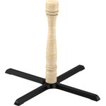 Maxwell Thomas® Pilaster Table Base, for 60" Round, 36" or 42" Square-to-Round Tops - Base Finish: Natural Maple