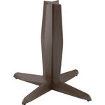 Maxwell Thomas® Petra Table Base for 36" Tabletops, Wood - Base Finish: Mocha Maple