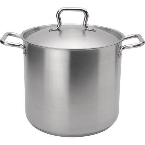 Thermalloy Stock Pot, 32 Qt.Stainless Steel Stock Pot, Induction Ready