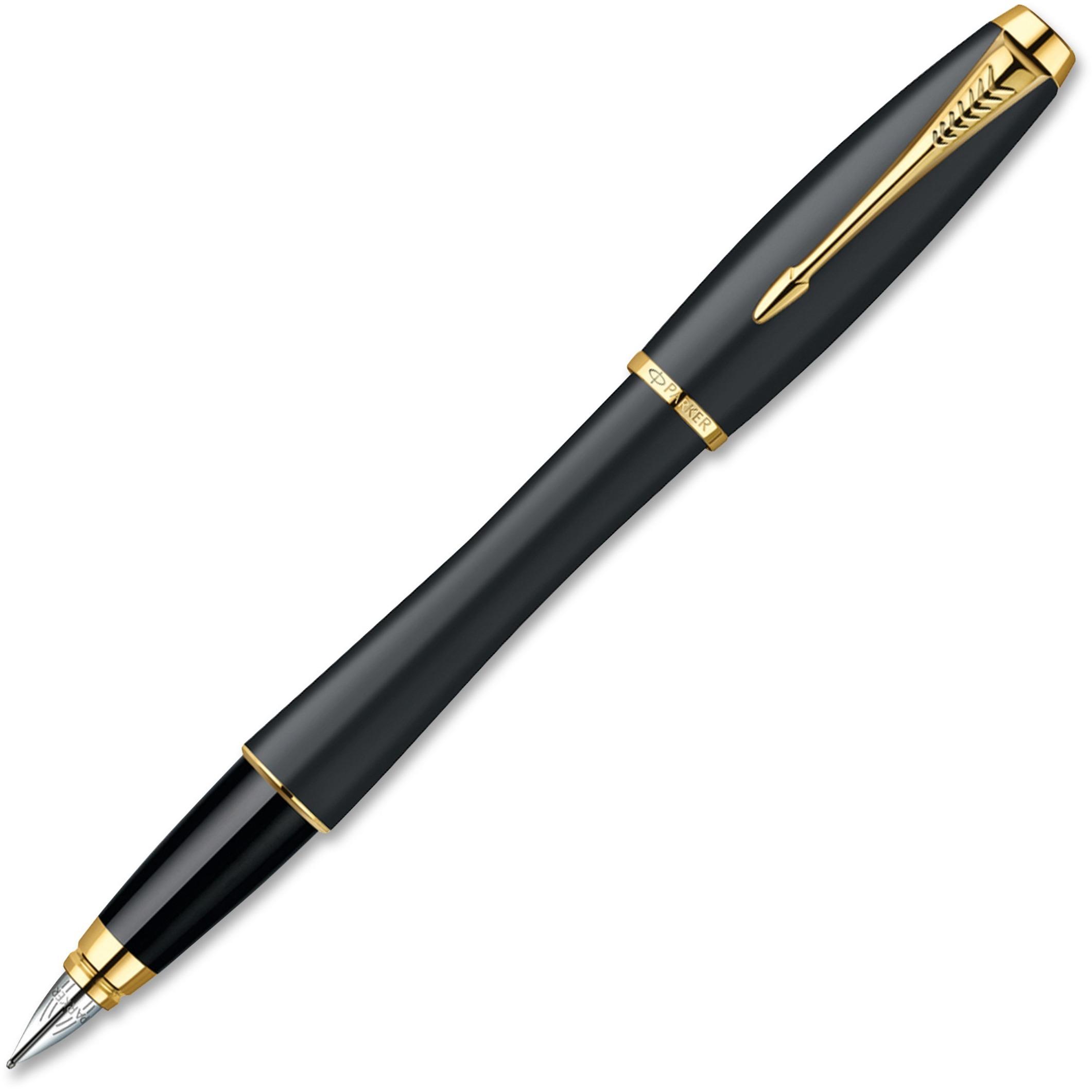 Urban Fountain Pen, Fine Pt, Black Barrel/Ink