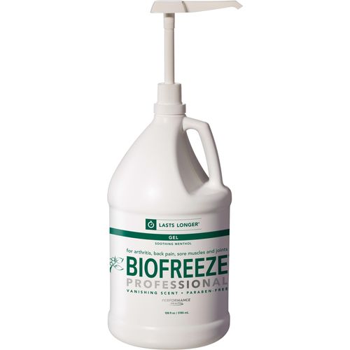 Biofreeze Pro Pain Reliever, 1 Gallon, Pump (90440)