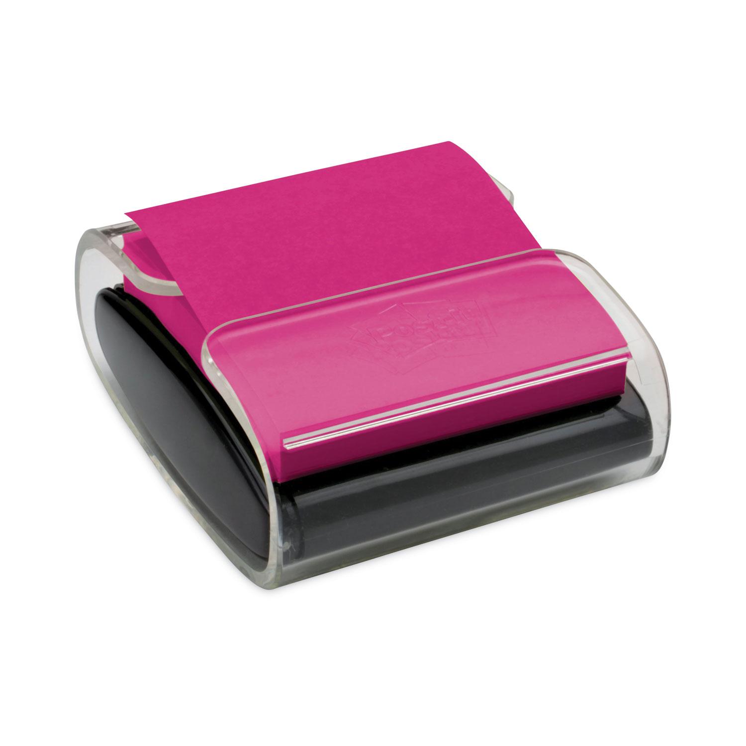 Post-it® Pop-up Notes Super Sticky Wrap Dispenser, For 3 x 3 Pads, Black/Clear