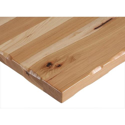 Maxwell Thomas Tabletop and Base 0-BBP03 Natural Hickory plank top
