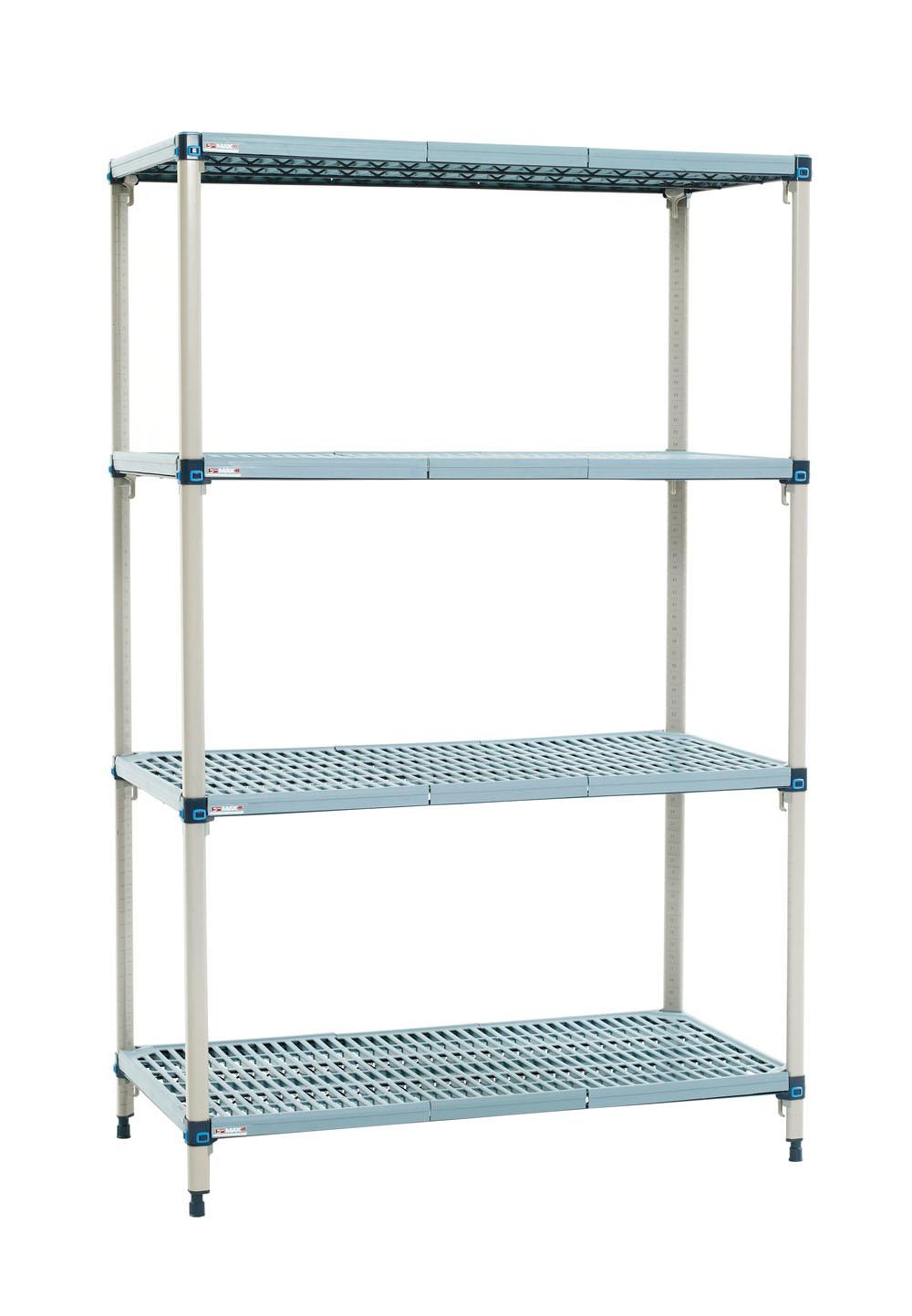 Open Grid Shelf, Metromax Q with Microban, Open Grid, 18" x 54"