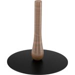 Maxwell Thomas® Essential Series Athens Disc Table Base, for 36", 30" x 36" and 36" x 60" Tabletops - Base Finish: Walnut Maple