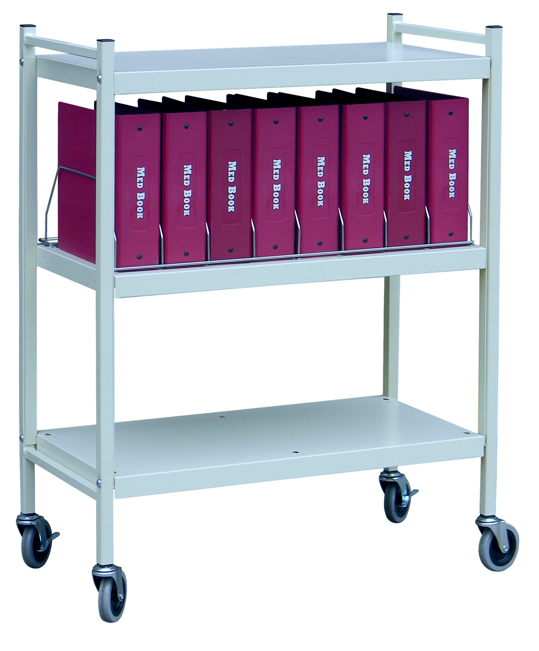 Big Beam Vertical Open Chart Rack - 3 Shelves - 8 Binder Capacity ...