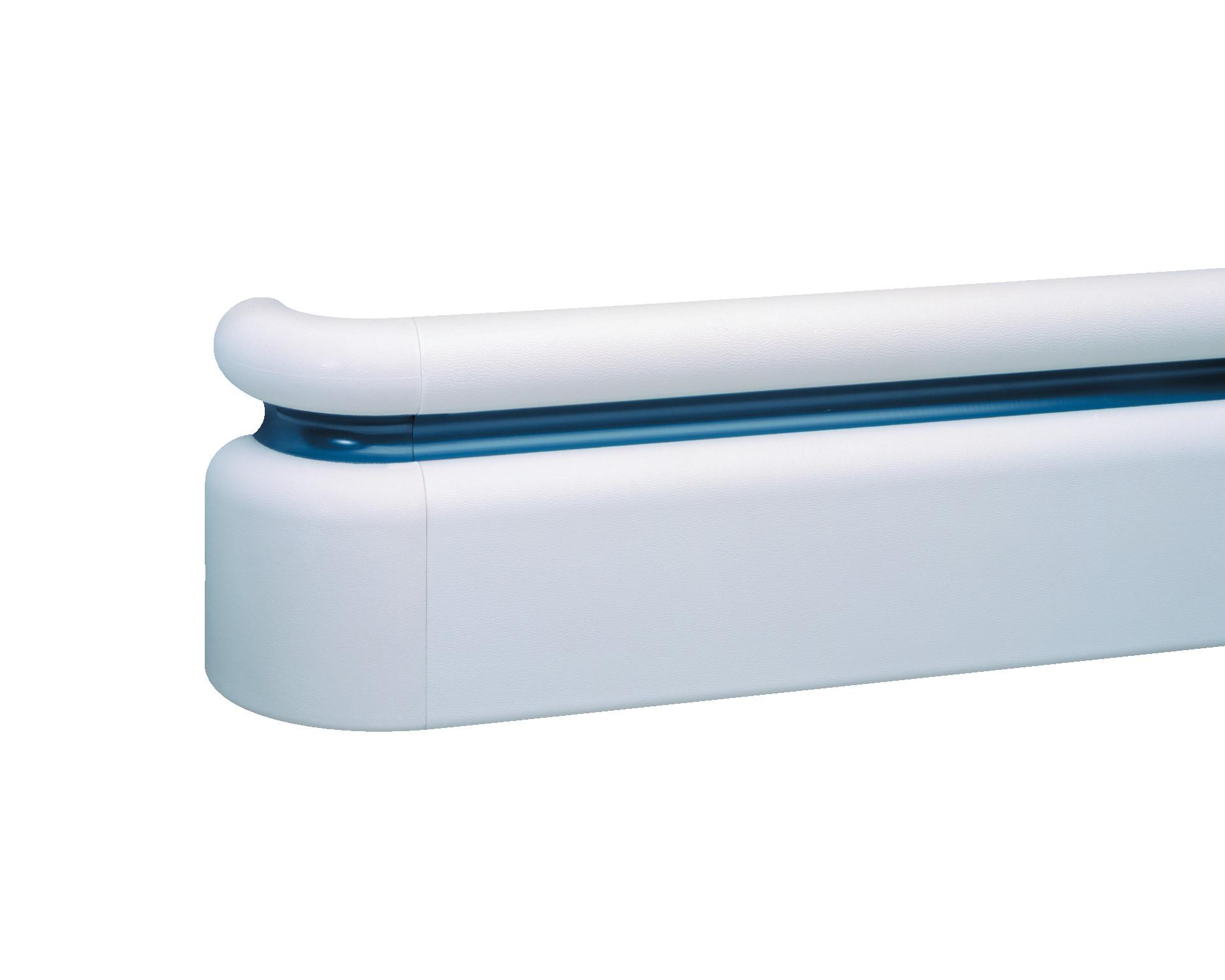 Pawling BR400V Series Vinyl Handrail with Handgrip - Rail Color: Tan ...
