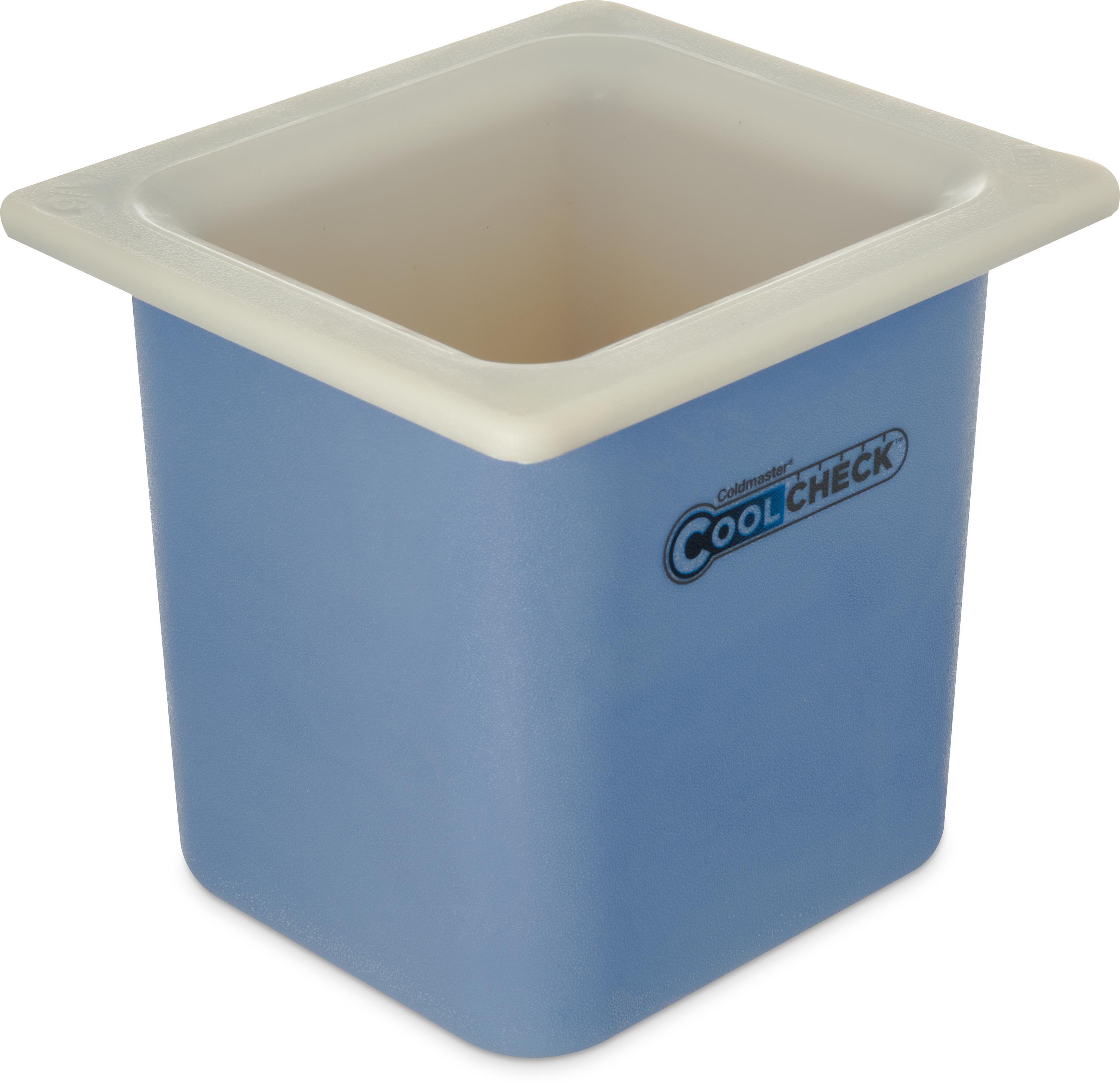 Coldmaster Coolcheck High-Capacity Sixth-Size Food Pan, 6"D