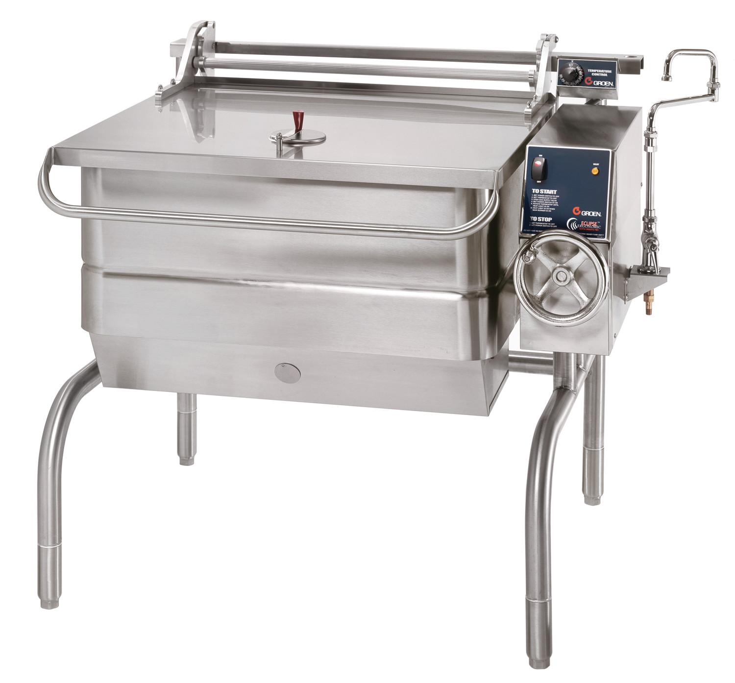 Groen Eclipse Gas Tilt Skillet, 40 Gallon, Classic Controls - Power Type: Propane