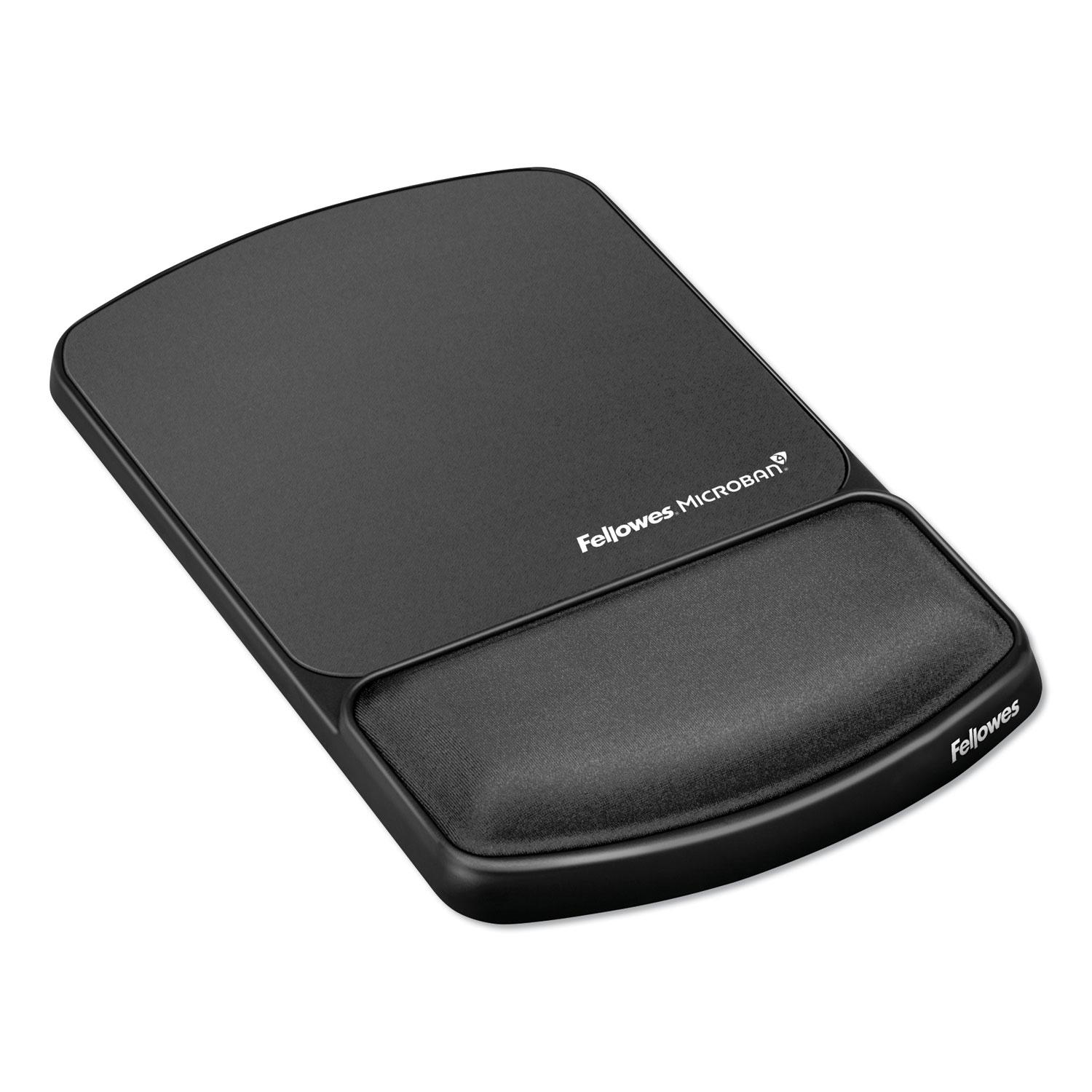 Fellowes® Wrist Support with Microban Protection, Graphite/Black