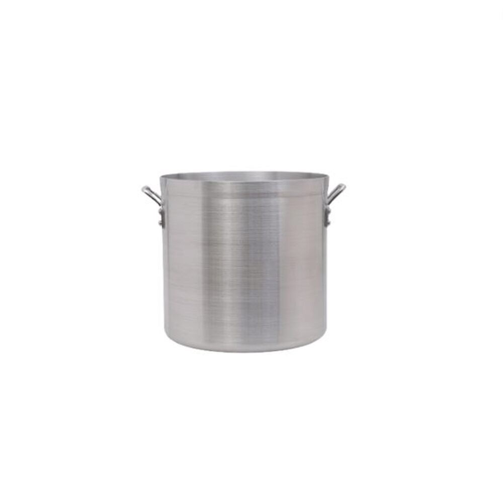40 Quart Stock Pot Natural Solid Aluminum Handle