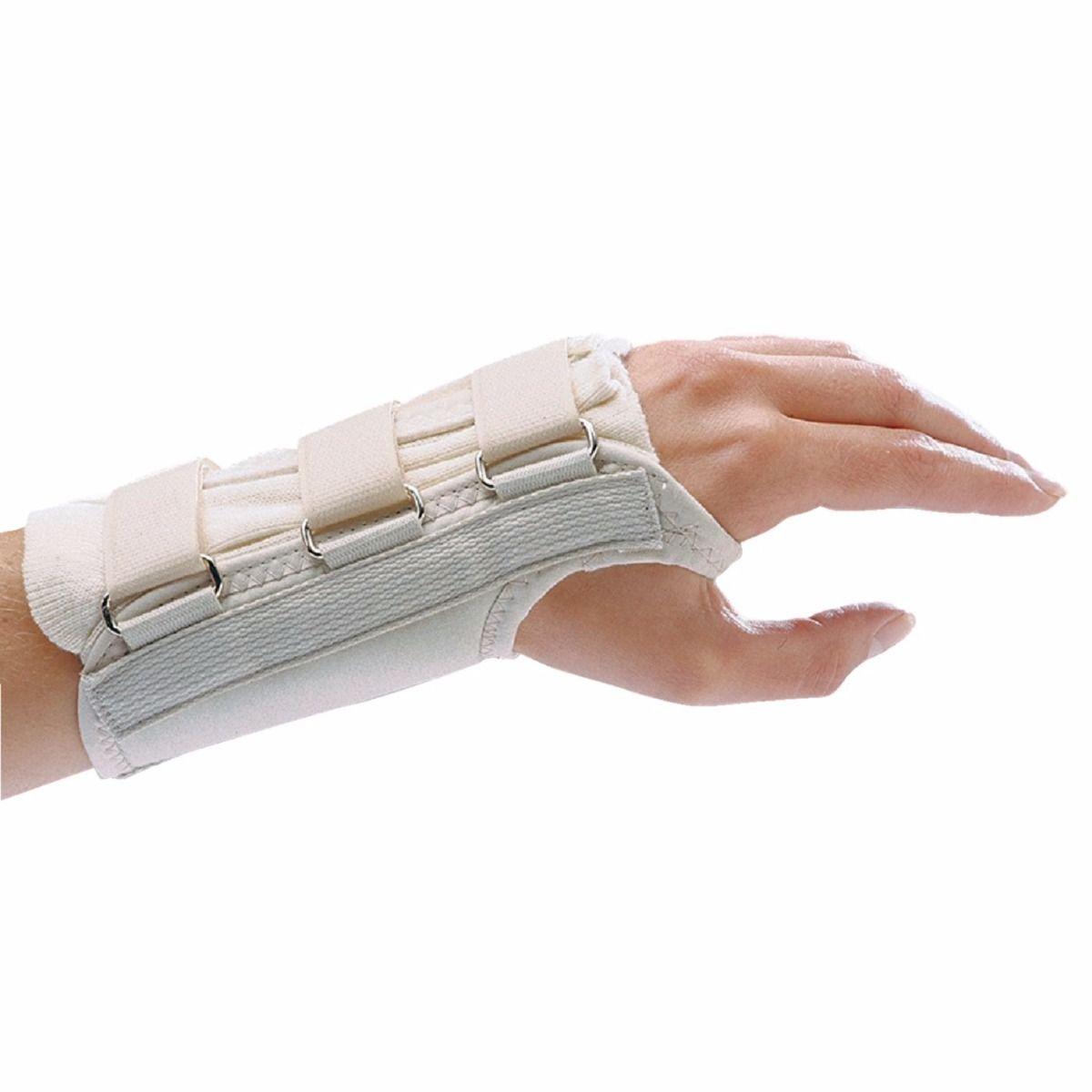 Rolyan Teal D-Ring Wrist Braces, Right, M (76Q86) | Direct Supply