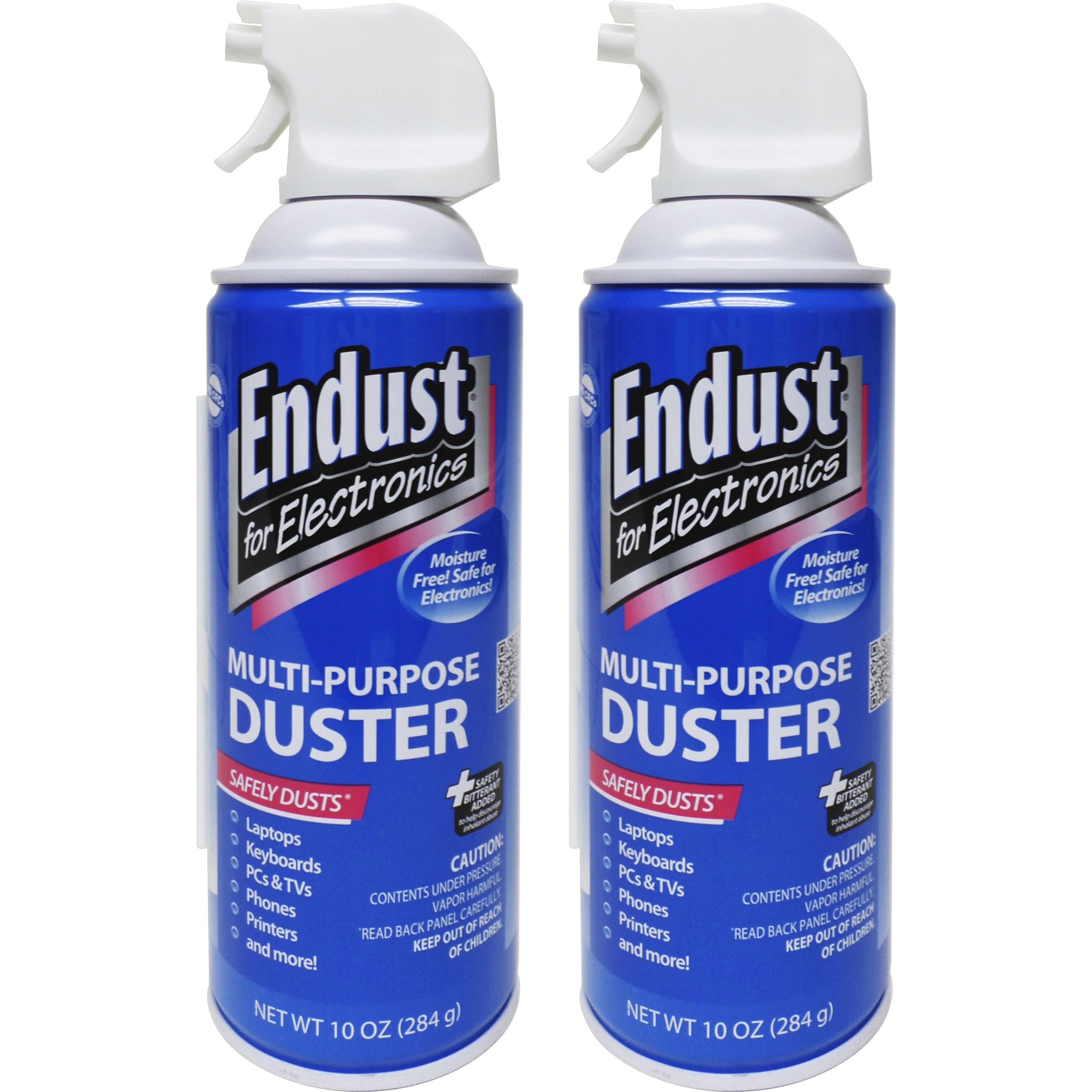 Air Duster, W/ Bitterant, 10oz., 2/PK, Blue