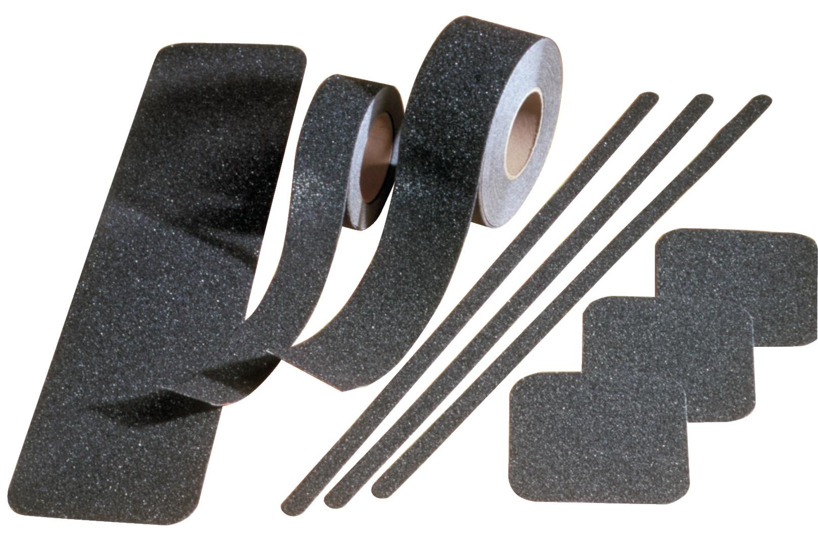 Safety Track, Black, 2" x 60 ft. Roll, Extra Rough