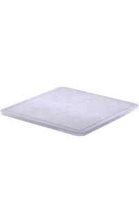 Thermolaminate Tabletop with Spill-Retainer Edge, 42" Square