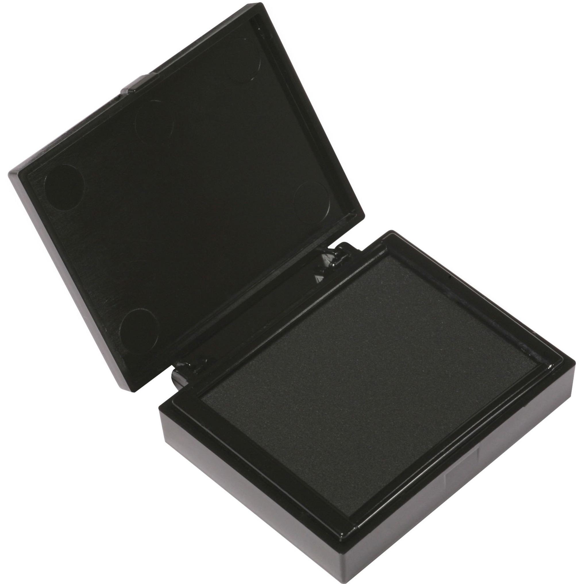 Inkless FingerPrint Pad, 1-3/4"x2-1/4", Black